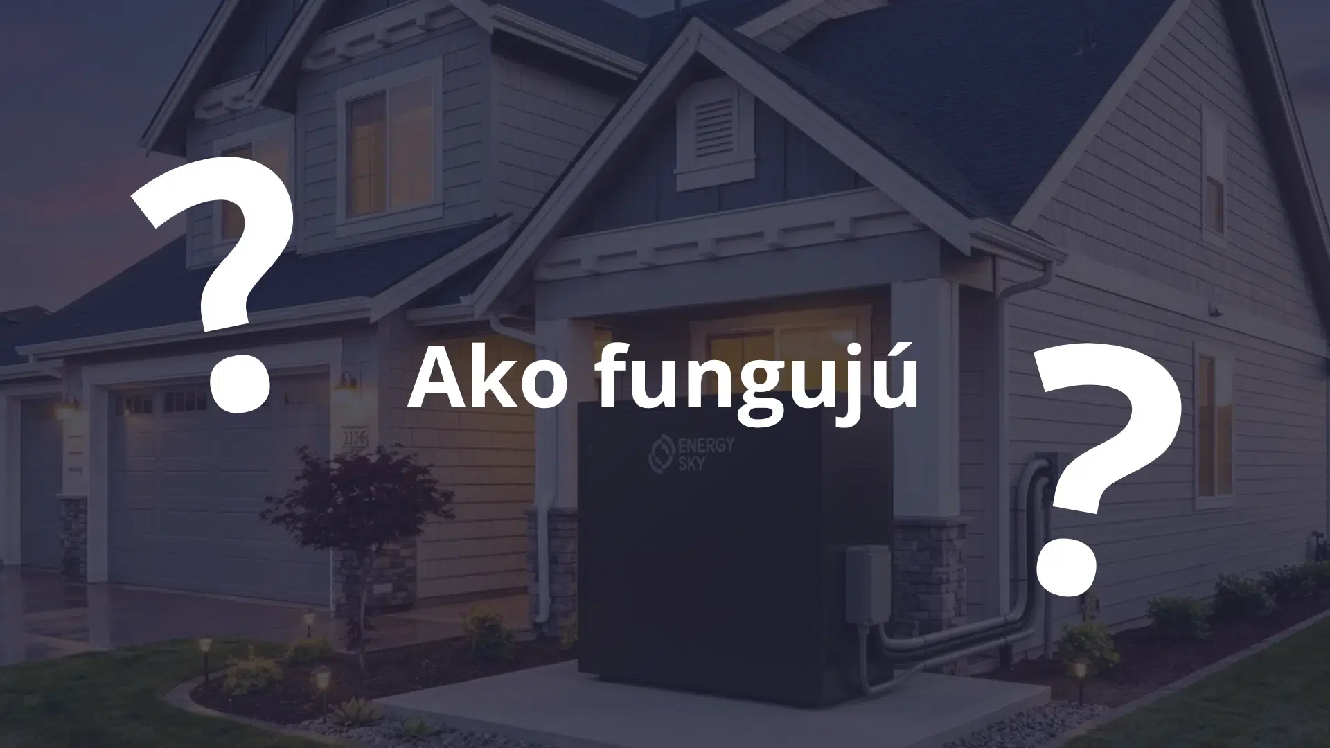 ako funguje tepelné čerpadlo